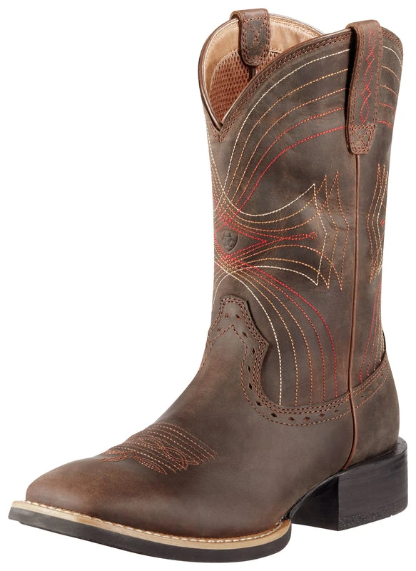 'Ariat' Men's Sport Western Square Toe - Brown 'Ariat' Men's Sport Western Square Toe - Brown -Outdoor Clothing Store 10010963 3