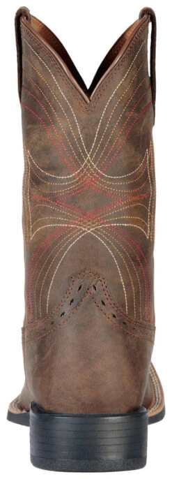 'Ariat' Men's Sport Western Square Toe - Brown 4 'Ariat' Men's Sport Western Square Toe - Brown -Outdoor Clothing Store 10010963 heel 1024x1024@2x