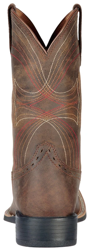 'Ariat' Men's Sport Western Square Toe - Brown 'Ariat' Men's Sport Western Square Toe - Brown -Outdoor Clothing Store