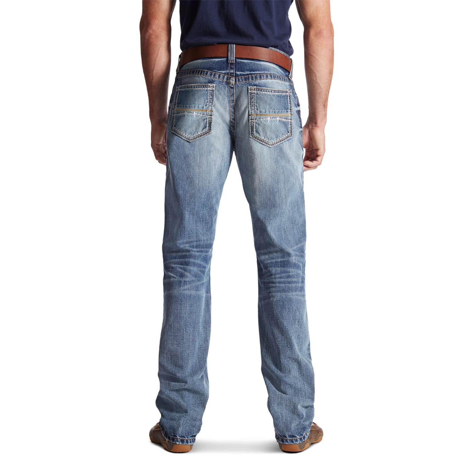 'Ariat' Men's M4 Coltrane Durango Low Rise Boot Cut - Medium Wash 'Ariat' Men's M4 Coltrane Durango Low Rise Boot Cut - Medium Wash -Outdoor Clothing Store