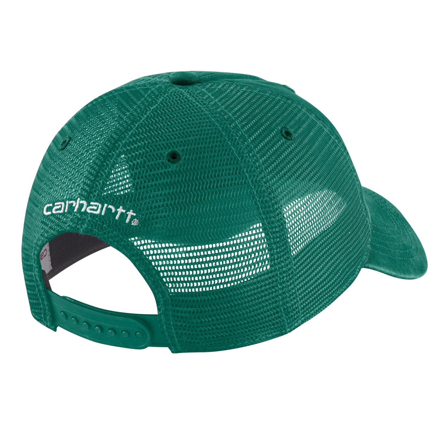 'Carhartt' Men's Adjustable Canvas Mesh-Back Cap - Cadmium Green 'Carhartt' Men's Adjustable Canvas Mesh-Back Cap - Cadmium Green -Outdoor Clothing Store