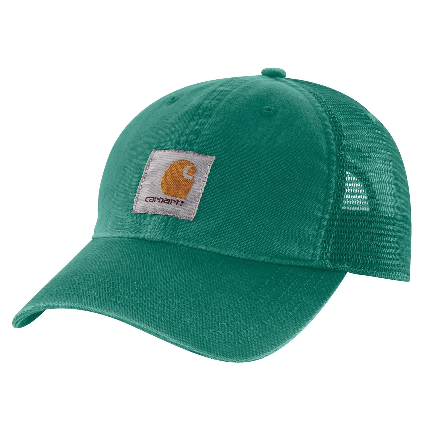 'Carhartt' Men's Adjustable Canvas Mesh-Back Cap - Cadmium Green 'Carhartt' Men's Adjustable Canvas Mesh-Back Cap - Cadmium Green -Outdoor Clothing Store