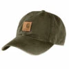 'Carhartt' Men's Adjustable Canvas Cap - Army Green 2 'Carhartt' Men's Adjustable Canvas Cap - Army Green -Outdoor Clothing Store 100289 301 S19 1024x1024@2x