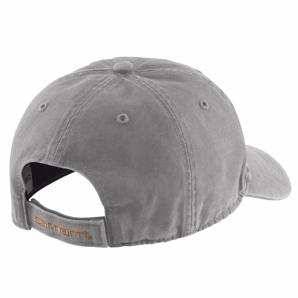 'Carhartt' Men's Adjustable Canvas Cap - Asphalt 'Carhartt' Men's Adjustable Canvas Cap - Asphalt -Outdoor Clothing Store