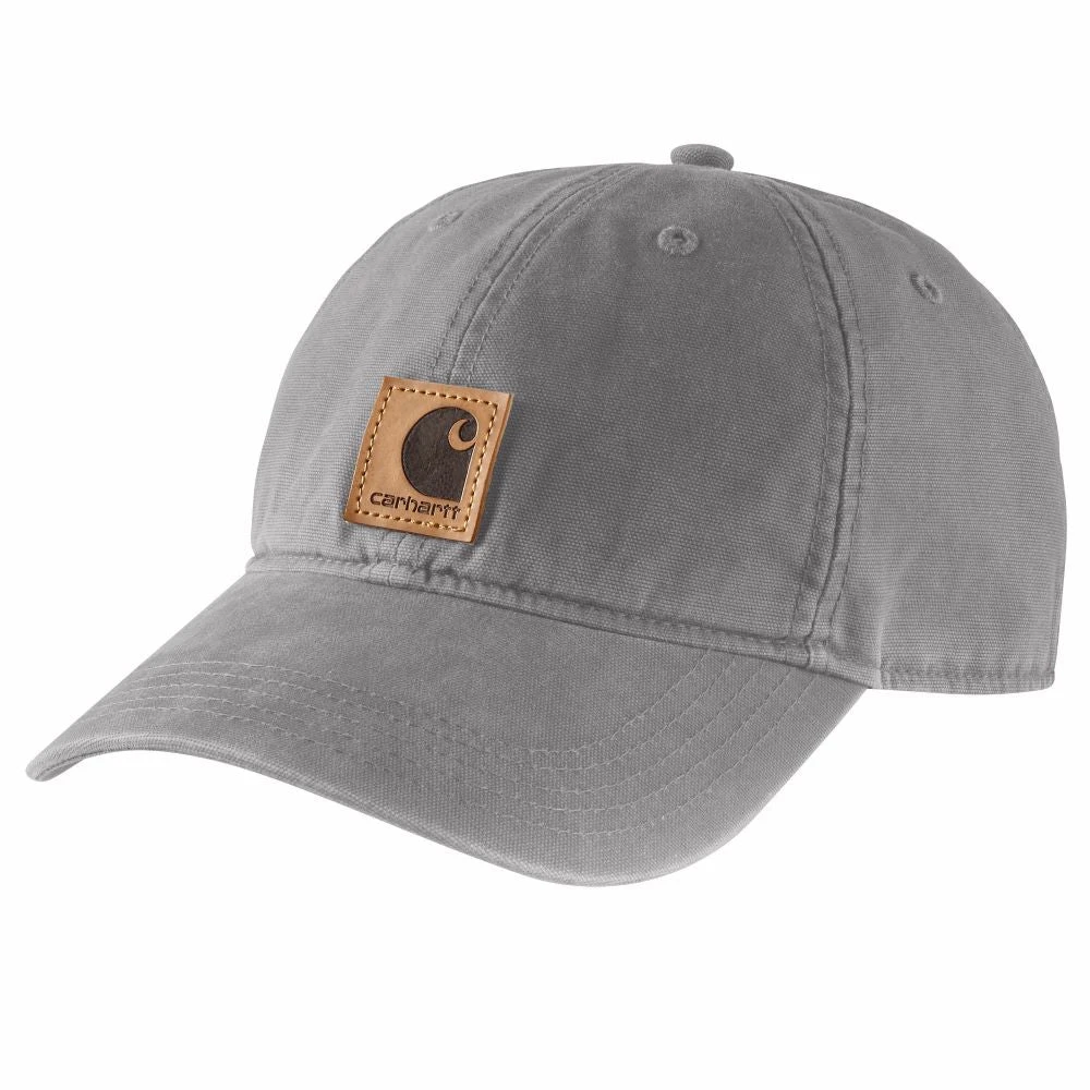 'Carhartt' Men's Adjustable Canvas Cap - Asphalt 'Carhartt' Men's Adjustable Canvas Cap - Asphalt -Outdoor Clothing Store