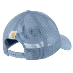 'Carhartt' Men's Canvas Mesh-Back Logo Graphic Cap - Alpine Blue -Outdoor Clothing Store 101195 H73 Back MF22 e 1024x1024@2x