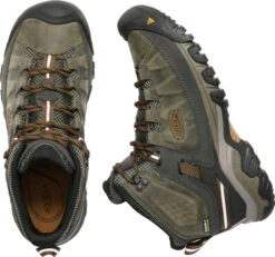 'Keen Outdoor' Men's Targhee III WP Mid Hiker - Black Olive / Golden Brown (Wide) -Outdoor Clothing Store 1018596 PLD med 1024x1024@2x