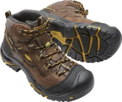 'Keen Utility' Men's Braddock Mid EH WP Soft Toe - Cascade Brown / Yellow / Black -Outdoor Clothing Store 1020162 PPS large 1024x1024@2x