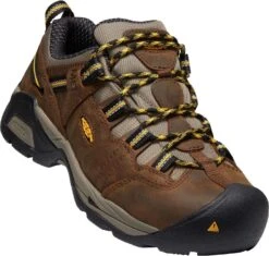 'Keen Utility' Women's Detroit XT Internal MetGuard EH WP Steel Toe - Cascade Brown / Goldenrod -Outdoor Clothing Store 1021316 3Q large 1024x1024@2x