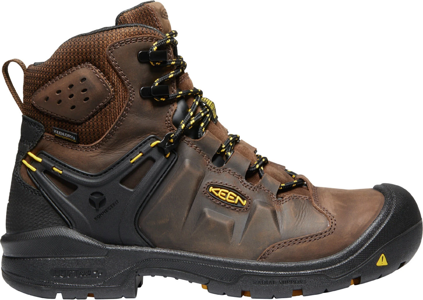 'Keen Utility' Men's 6" Dover WP EH Comp Toe - Dark Earth / Black 'Keen Utility' Men's 6" Dover WP EH Comp Toe - Dark Earth / Black -Outdoor Clothing Store 1021467 P