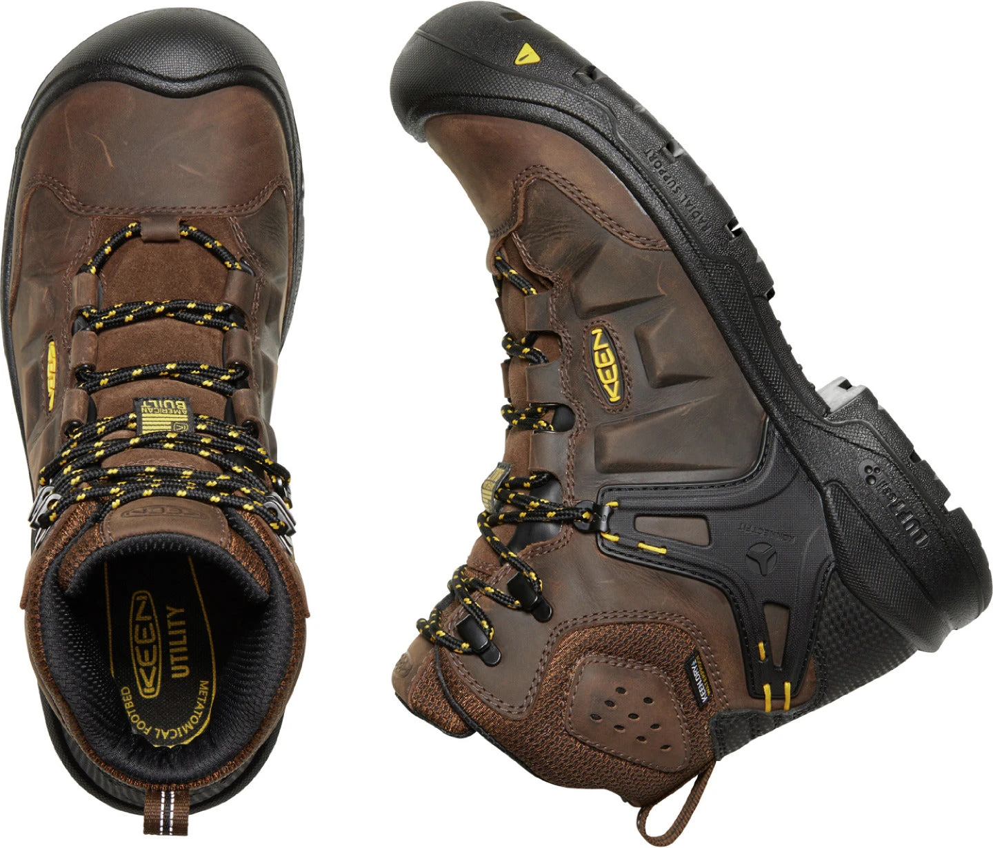 'Keen Utility' Men's 6" Dover WP EH Comp Toe - Dark Earth / Black 'Keen Utility' Men's 6" Dover WP EH Comp Toe - Dark Earth / Black -Outdoor Clothing Store 1021467 PLD