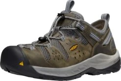 'Keen Utility' Men's Atlanta Cool EH ESD Steel Toe - Gargoyle / Midnight Navy -Outdoor Clothing Store 1023217 F3Q large 1024x1024@2x