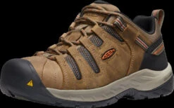 'Keen Utility' Men's Flint II EH Steel Toe - Shitake / Rust -Outdoor Clothing Store 1023268 F3Q med 1024x1024@2x