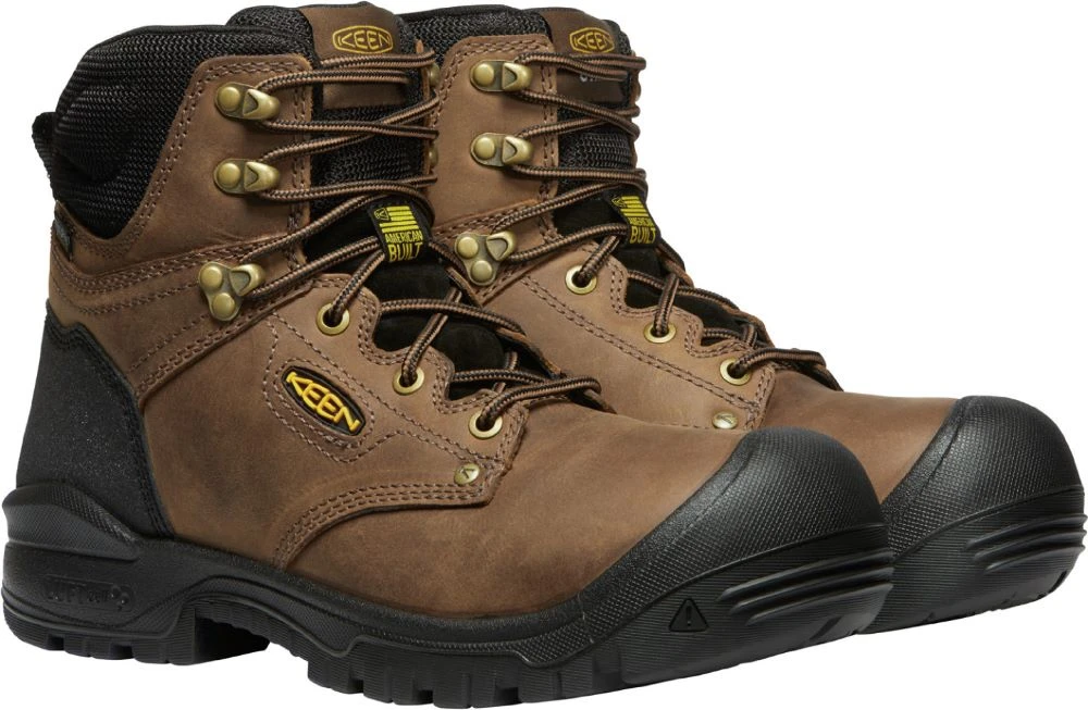 'Keen Utility' Men's 6" Independence EH WP Soft Toe - Dark Earth / Black 'Keen Utility' Men's 6" Independence EH WP Soft Toe - Dark Earth / Black -Outdoor Clothing Store 1026489 PLA