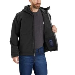 'Carhartt' Men's Super Dux™ Sherpa Lined Active Jac-Level 2 Warmer Rating - Black -Outdoor Clothing Store 105001 N04 AIL MF21 b 1024x1024@2x