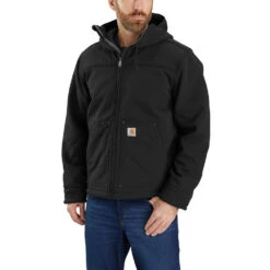 'Carhartt' Men's Super Dux™ Relaxed Fit Insulated Traditional Coat-Level 4 Extreme Warmth Rating - Black -Outdoor Clothing Store 105001 N04 MF21 b ed43ee38 8738 459f 8df2 dbd007f05b4d 1024x1024@2x
