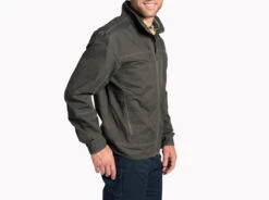 'Kuhl' Men's BURR™ Jacket - Gunmetal -Outdoor Clothing Store 1052 burr jacket gunmetal side 1024x1024@2x