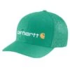 'Carhartt' Men's Rugged Flex Fitted Canvas Mesh-Back Logo Graphic Cap - Sea Green -Outdoor Clothing Store 105353 G81 MS22 V2 1024x1024@2x