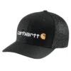'Carhartt' Men's Rugged Flex Fitted Canvas Mesh-Back Logo Graphic Cap - Black 1 'Carhartt' Men's Rugged Flex Fitted Canvas Mesh-Back Logo Graphic Cap - Black -Outdoor Clothing Store 105353 N04 MS22 2 1024x1024@2x