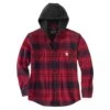 'Carhartt' Men's Rugged Flex® Flannel Fleece Lined Hooded Shirt Jac - Oxblood 1 'Carhartt' Men's Rugged Flex® Flannel Fleece Lined Hooded Shirt Jac - Oxblood -Outdoor Clothing Store 105621 R09 MF22 e 1024x1024@2x