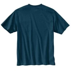 'Carhartt' Men's Relaxed Fit Heavyweight Graphic T-Shirt - Night Blue Heather -Outdoor Clothing Store 105714 H70 Back MS23 e 1024x1024@2x