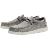 'Hey Dude' Men's Wally Print - Geo Grey