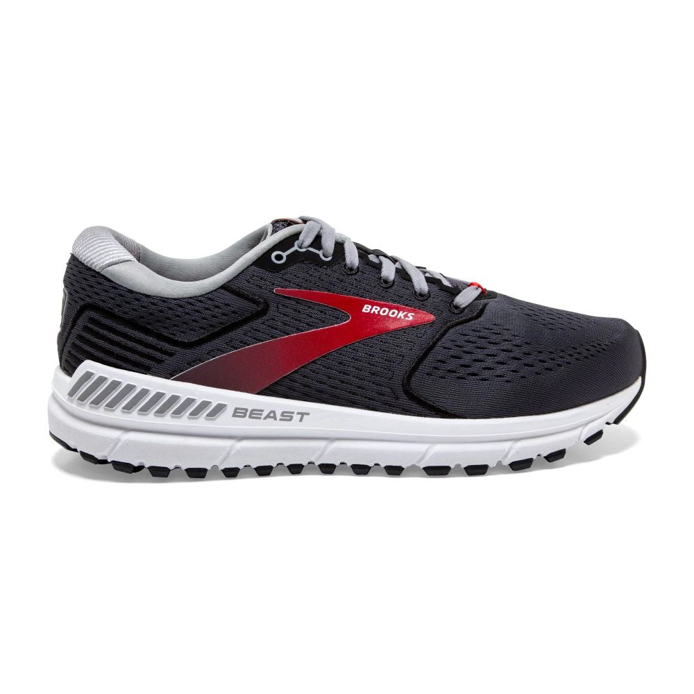 'Brooks' Men's Beast 20 - Pearl / Black / Red 'Brooks' Men's Beast 20 - Pearl / Black / Red -Outdoor Clothing Store