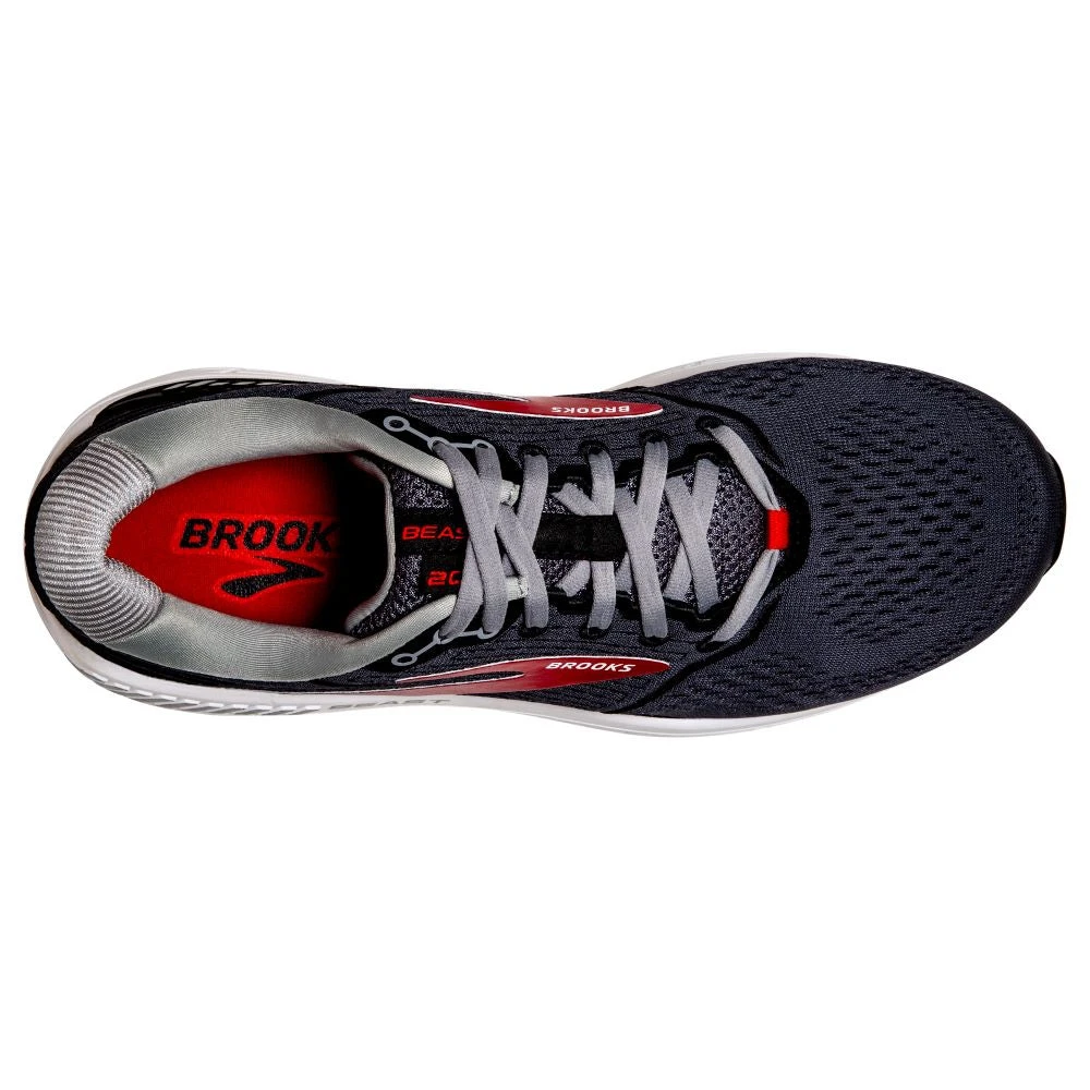 'Brooks' Men's Beast 20 - Pearl / Black / Red 'Brooks' Men's Beast 20 - Pearl / Black / Red -Outdoor Clothing Store