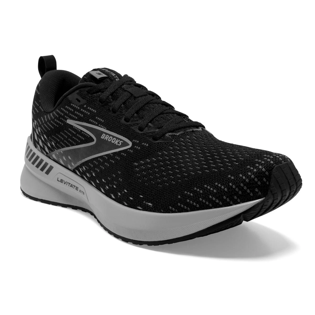 'Brooks' Men's Levitate GTS 5 - Black / Ebony / Grey 'Brooks' Men's Levitate GTS 5 - Black / Ebony / Grey -Outdoor Clothing Store