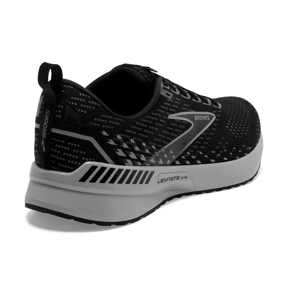 'Brooks' Men's Levitate GTS 5 - Black / Ebony / Grey 'Brooks' Men's Levitate GTS 5 - Black / Ebony / Grey -Outdoor Clothing Store