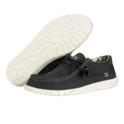 'Hey Dude' Men's Wally Stretch - Black -Outdoor Clothing Store 110381900 WALLY STRETCH black 02 900x 523b3302 2d47 4c72 bc07 7b296f440497 1024x1024@2x