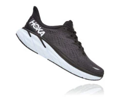'HOKA' Men's Clifton 8 - Black / White -Outdoor Clothing Store 1119393 BWHT 2 1024x1024@2x