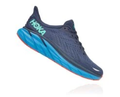 'Hoka' Men's Clifton 8 - Outer Space / Vallarta Blue -Outdoor Clothing Store 1119393 OSVB 2 1024x1024@2x
