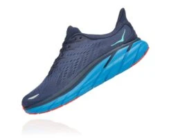 'Hoka' Men's Clifton 8 - Outer Space / Vallarta Blue -Outdoor Clothing Store 1119393 OSVB 4 1024x1024@2x