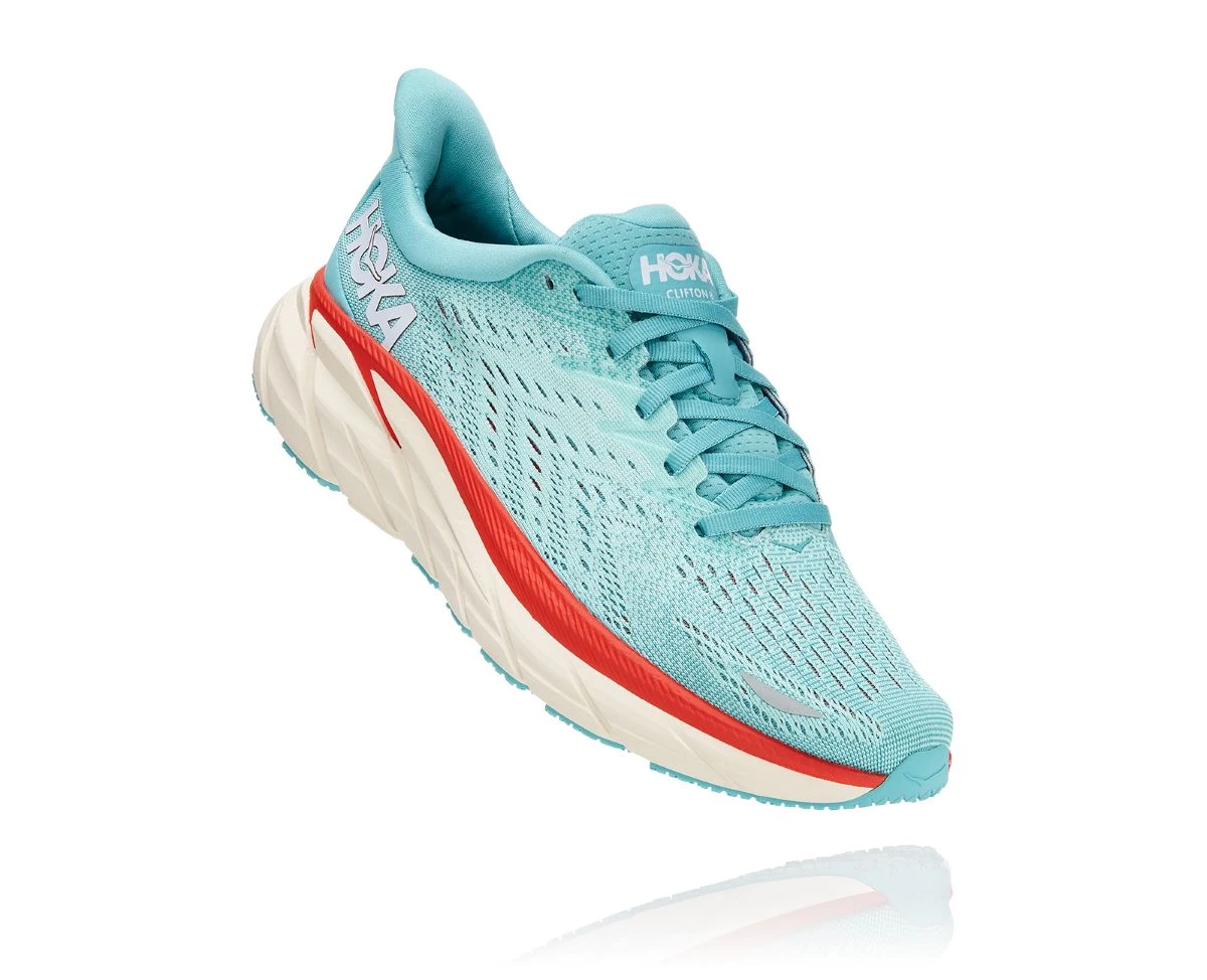 'Hoka' Women's Clifton 8 - Aquarelle / Eggshell Blue 'Hoka' Women's Clifton 8 - Aquarelle / Eggshell Blue -Outdoor Clothing Store 1119394