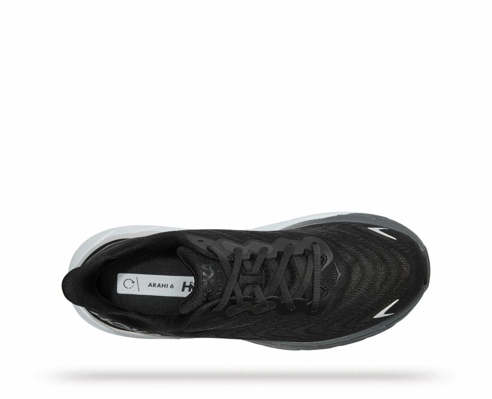 'HOKA' Men's Arahi 6 - Black / White (Wide) 'HOKA' Men's Arahi 6 - Black / White (Wide) -Outdoor Clothing Store 1123194 BWHT 5 ddc8389f 2bf1 4744 8b21