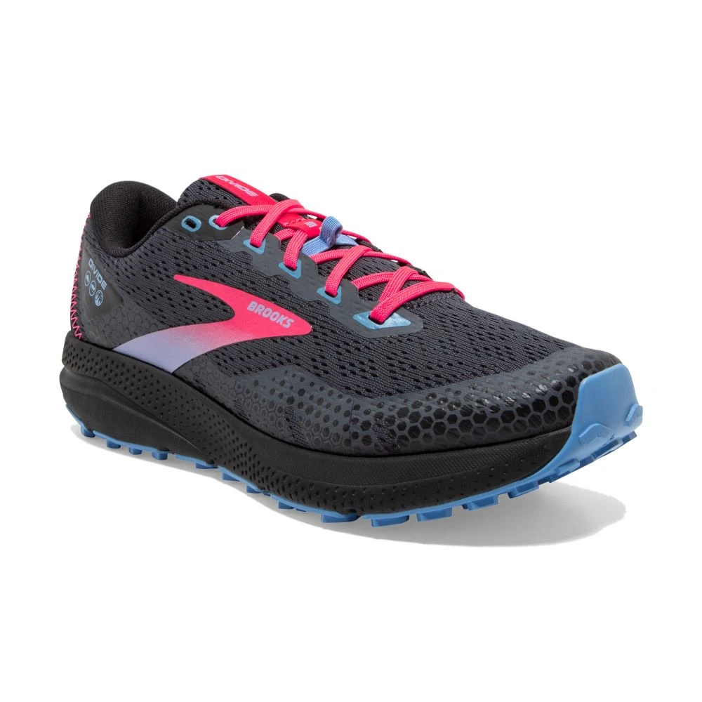 'Brooks' Women's Divide 3 - Ebony / Black / Diva Pink 'Brooks' Women's Divide 3 - Ebony / Black / Diva Pink -Outdoor Clothing Store