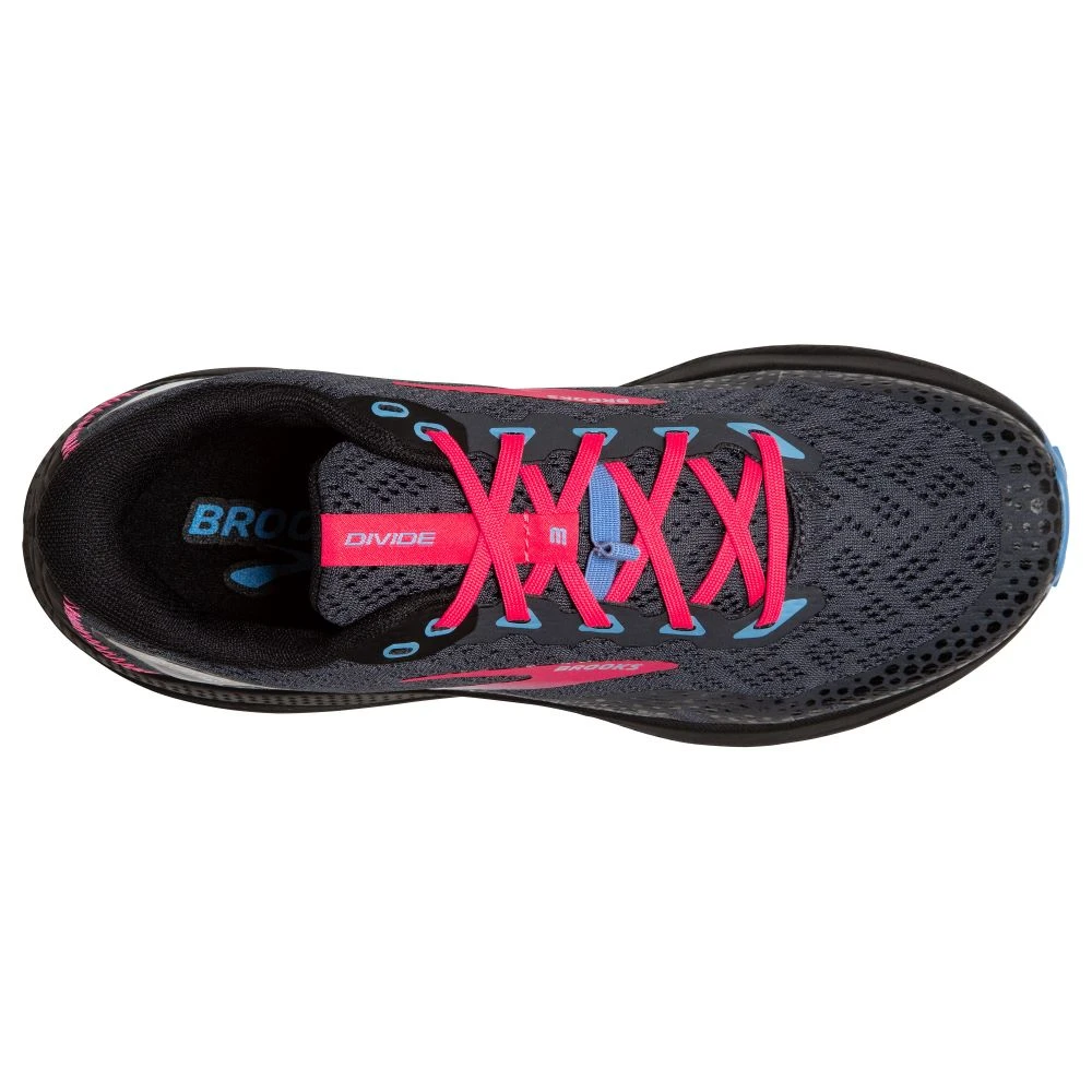 'Brooks' Women's Divide 3 - Ebony / Black / Diva Pink 'Brooks' Women's Divide 3 - Ebony / Black / Diva Pink -Outdoor Clothing Store