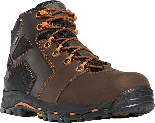 'Danner' Men's 4.5" Vicious WP Comp Toe Hiker - Brown / Orange 'Danner' Men's 4.5" Vicious WP Comp Toe Hiker - Brown / Orange -Outdoor Clothing Store