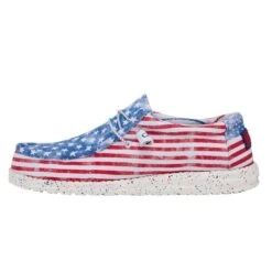 'Hey Dude' Men's Wally - Stars 'N Stripes -Outdoor Clothing Store 150202699 WALLY STARS N STRIPES 1 1024x1024@2x