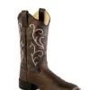 'Old West' Women's 11" Western Scallop Square Toe - Brown -Outdoor Clothing Store 18118 1024x1024@2x