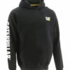'Caterpillar' Men's Trademark Banner Hooded Sweatshirt - Black -Outdoor Clothing Store 1910709 016 Black 1024x1024@2x