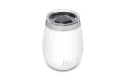 'Yeti' 10 Oz. Rambler Wine Tumbler W/Magslider Lid - White