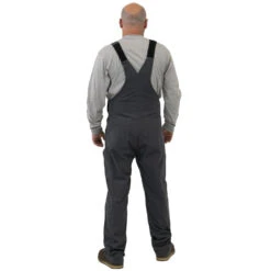 'Key' Men's Flex Duck Bib Overall - Slate -Outdoor Clothing Store 211 061 flex duck bib overall slate KEY model back 26991 1024x1024@2x