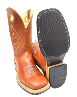 'Hondo' Men's 11" Western Square Toe - Maple Crazy Horse -Outdoor Clothing Store 26405 1024x1024@2x