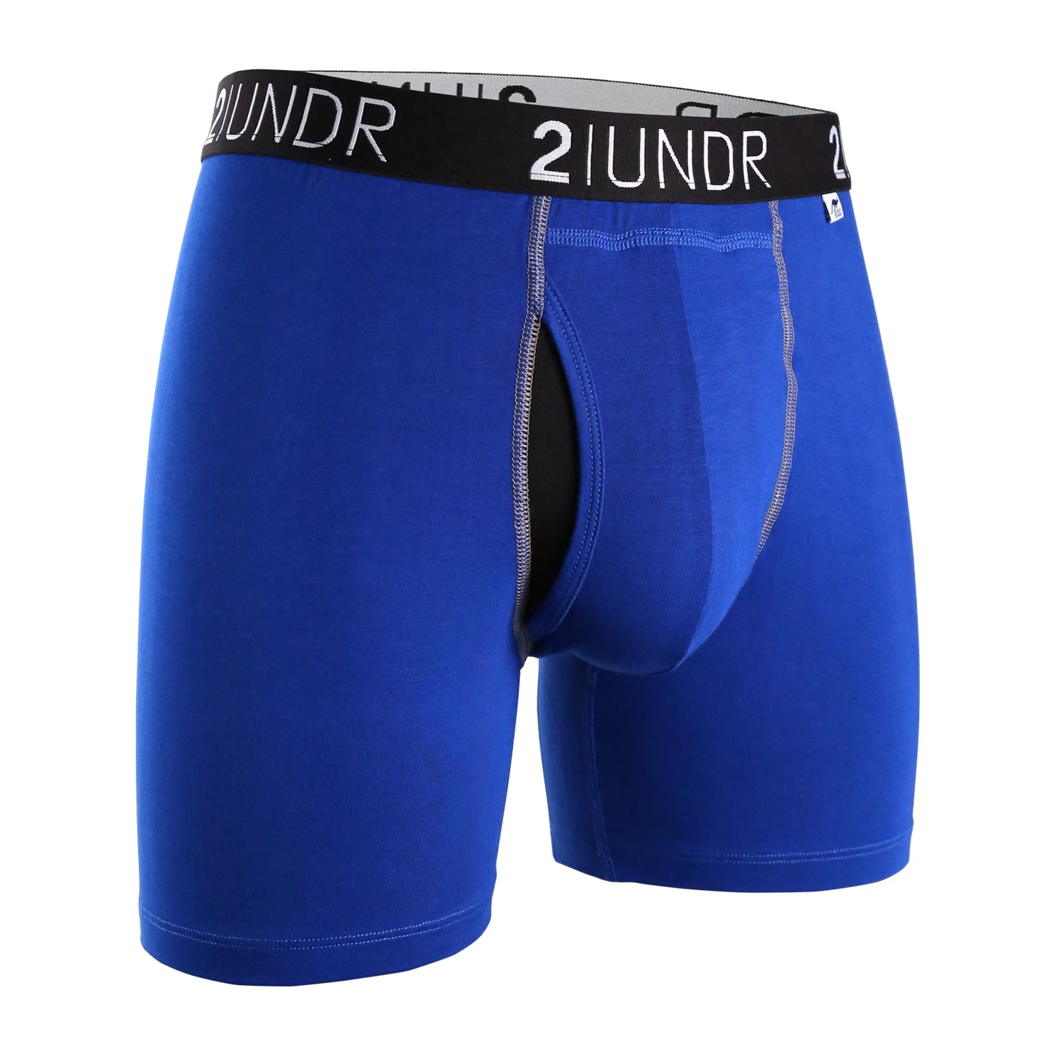 '2UNDR' Men's Swing Shift 6" Boxer Brief - Blue '2UNDR' Men's Swing Shift 6" Boxer Brief - Blue -Outdoor Clothing Store