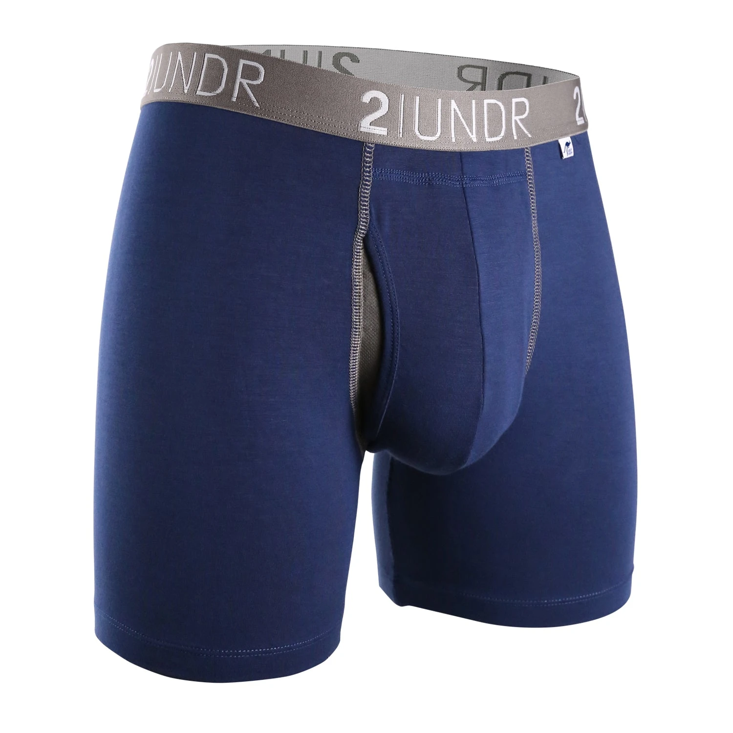 '2UNDR' Men's Swing Shift 6" Boxer Brief - Navy '2UNDR' Men's Swing Shift 6" Boxer Brief - Navy -Outdoor Clothing Store