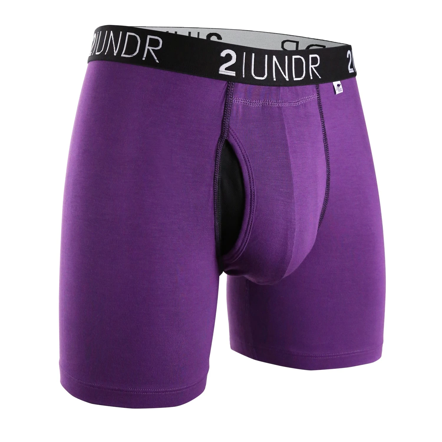 '2UNDR' Men's Swing Shift 6" Boxer Brief - Purple '2UNDR' Men's Swing Shift 6" Boxer Brief - Purple -Outdoor Clothing Store