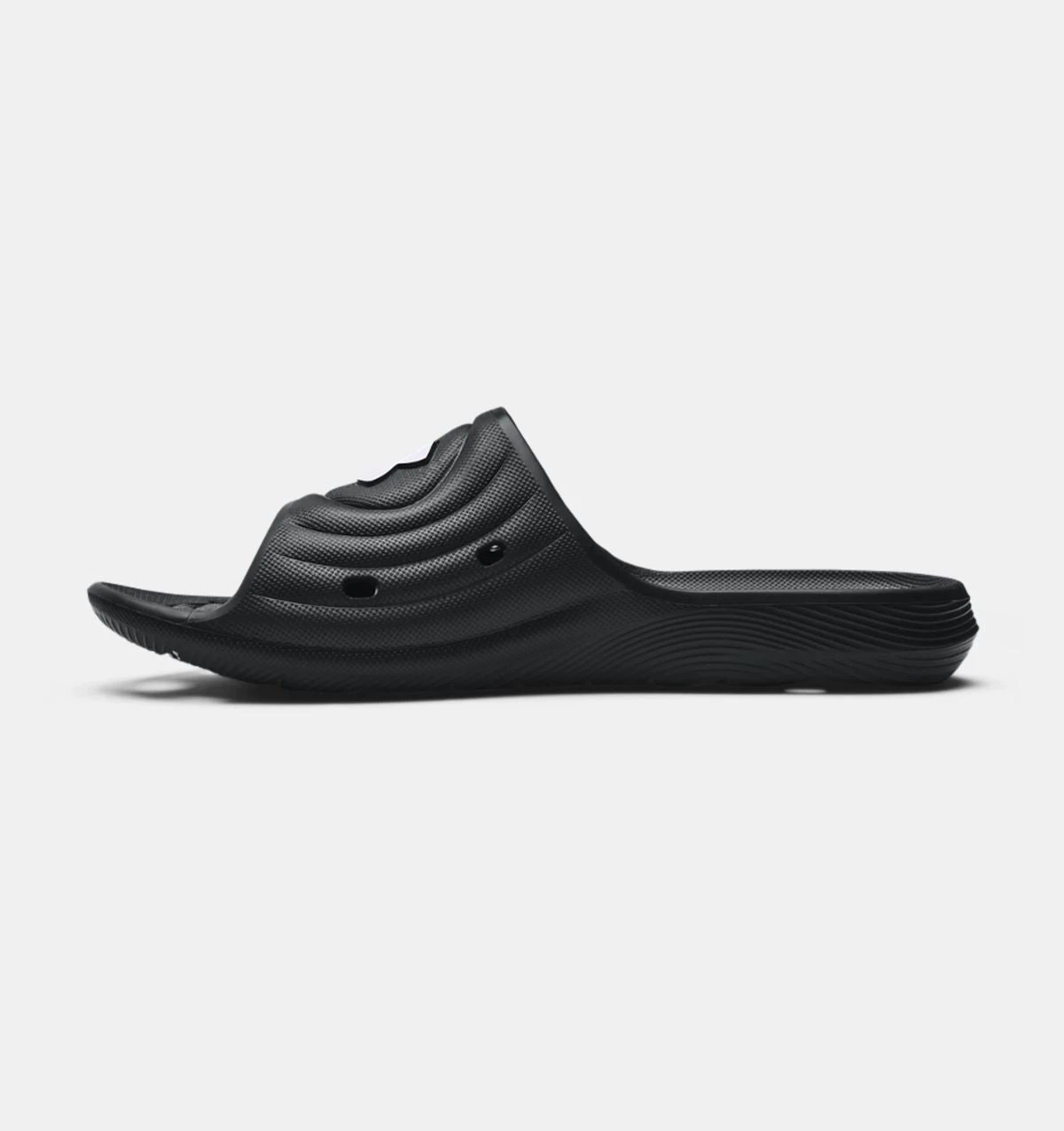 'Under Armour' Men's Locker IV Slide Sandal - Black / Black / White 'Under Armour' Men's Locker IV Slide Sandal - Black / Black / White -Outdoor Clothing Store 3023758