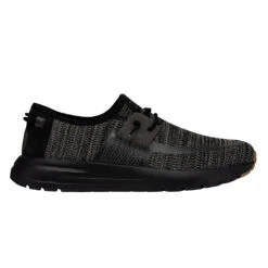 'Hey Dude' Men's Sirocco Sneaker - Black -Outdoor Clothing Store 40140 0WM SIROCCO BLACKNIGHT RIGHTSIDE 1024x1024@2x